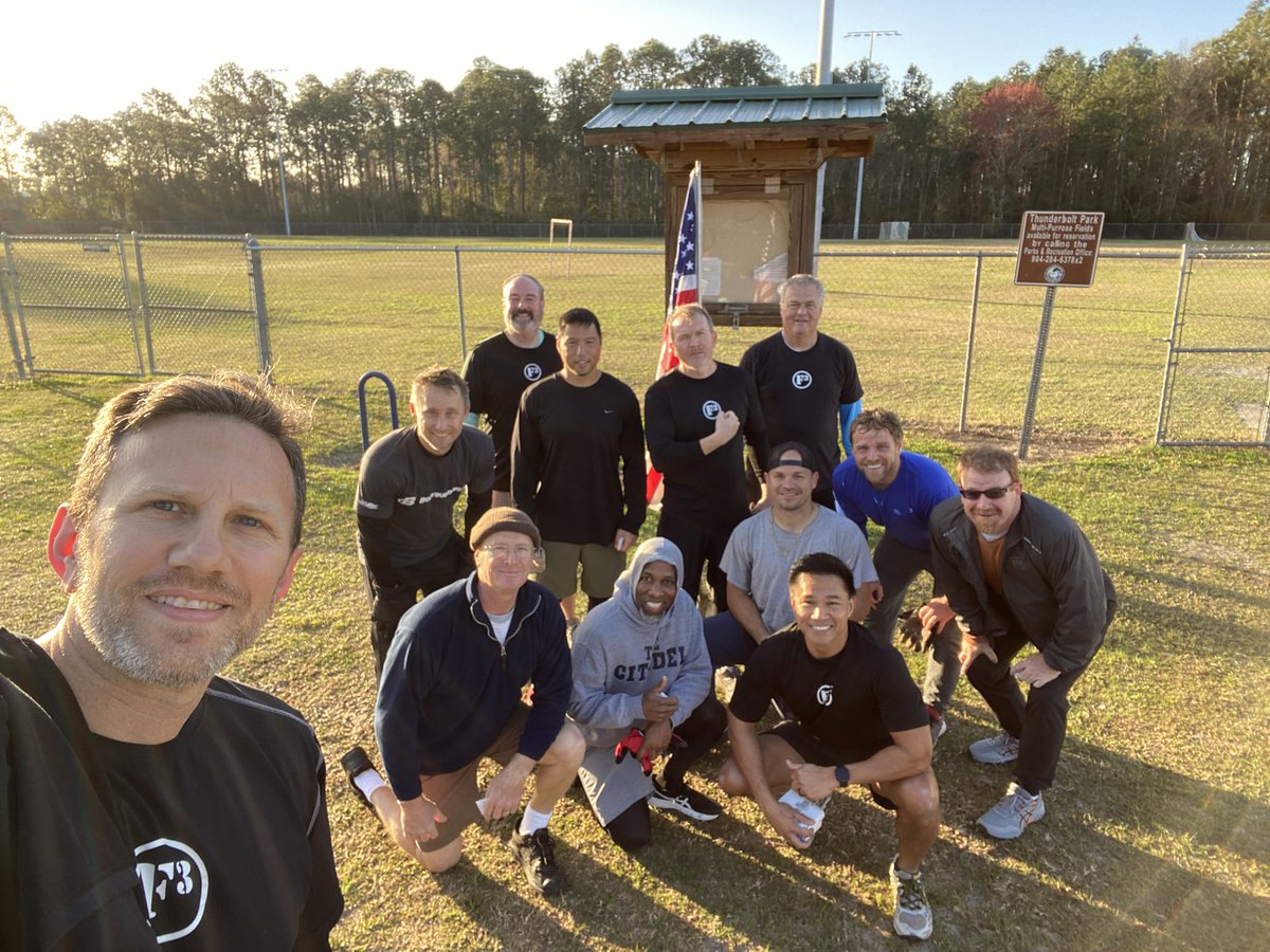 F3Pyro's tweet photo. 12 hard charging @F3Jacksonville pax defeating the #fartsack for a @F3Pyro Q at #ASGARD #DRP #ISI https://t.co/Ad9gtQ3qqa