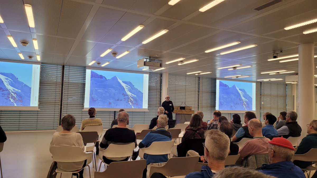 ManiSteinCH's tweet photo. Today I could have a presentation at the Alpine Hut Symposium, organized by the Swiss Alpine Club #SAC about climate change and #climate #change #impact in #alpinehuts and #mountaineering. Participants were concerned about what ist going in and what must be expected. https://t.co/4012HQ8pr4