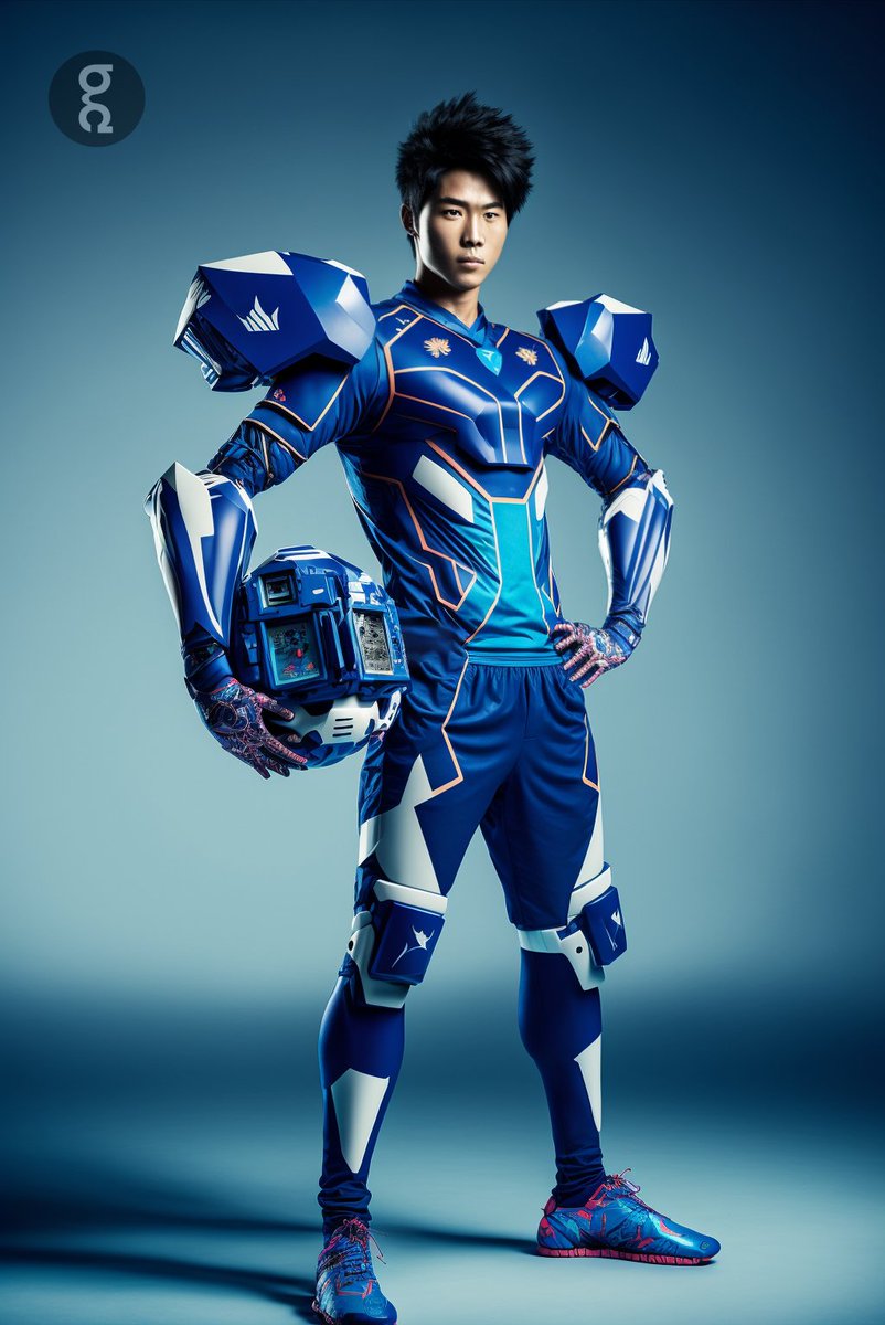 webpanic's tweet image. #Japan Gundam inspired collection, generated via #midjourney #FootballAI #midjourneyAi #Aigenerated #conceptart