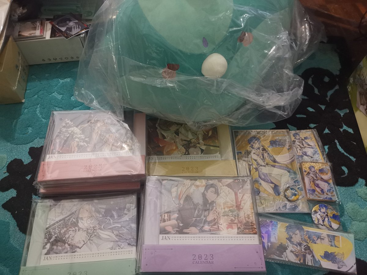 kittymerchstore's tweet photo. Some of Genshin & TOT official, Rosa 1st preorder, Ayato fanmerch full set, personal orders, @/Muoimuoi_ genshin fanmerch, @/misu_025 fanmerch, and also the NU:C and Luxiem, Noctyx & Iluna fanmerch arrived ππ
#kittymsupdates https://t.co/kfU6kc1dah