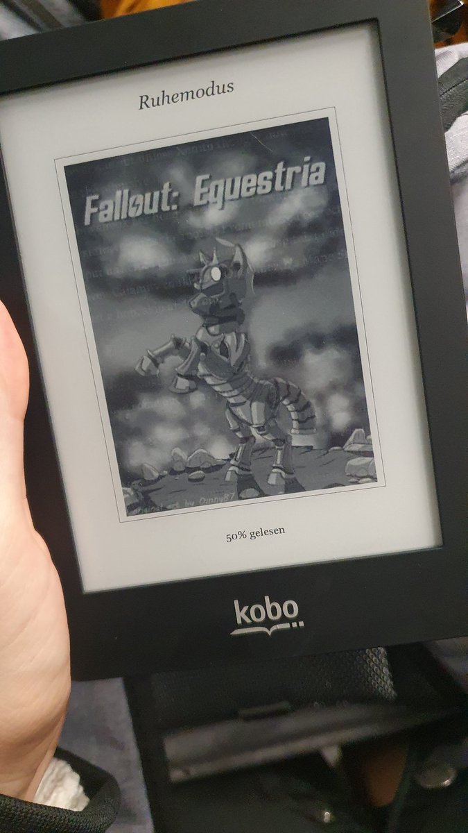 50% read of Fallout equestria so far! Amazing Story and I really love the characters! Excited for the next half #falloutequestria #mlp