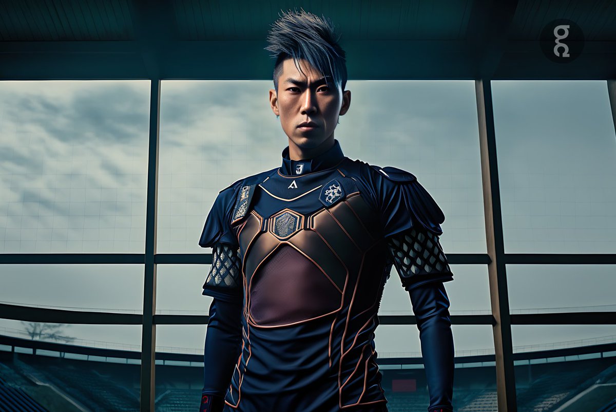 webpanic's tweet image. #Japan Gundam inspired collection, generated via #midjourney #FootballAI #midjourneyAi #Aigenerated #conceptart #AI