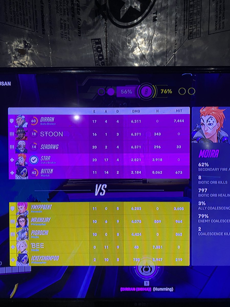 PipStarMoth's tweet photo. This image just shows both dps got crank and matched damage lol https://t.co/IRGaUuOFcV