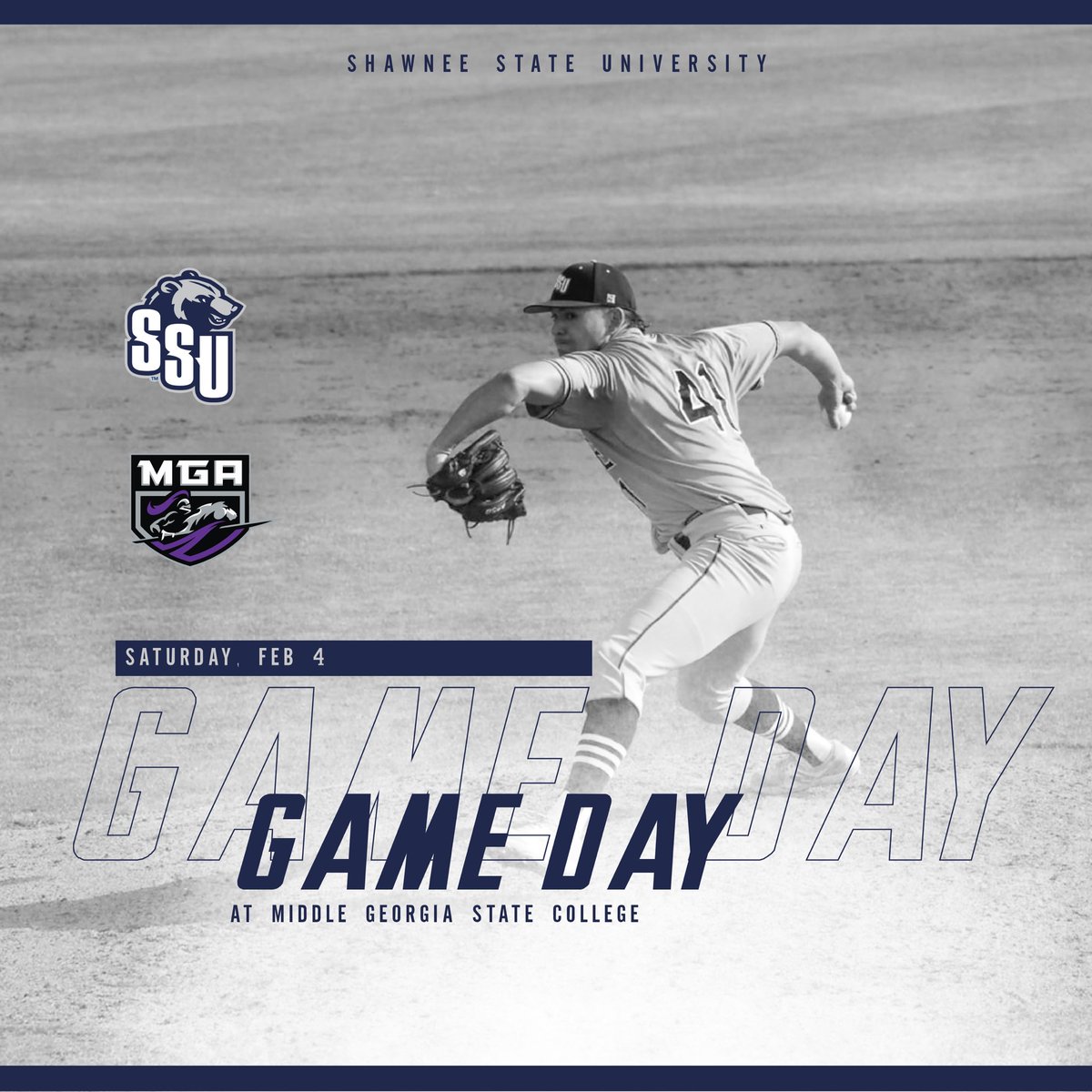 The Bears have come out of hibernation for Opening Day! 

⏰ 1:00
📍Cochran, Georgia 
🆚 @mgsuknightsbsb 
📺 youtube.com/@middlegeorgia…