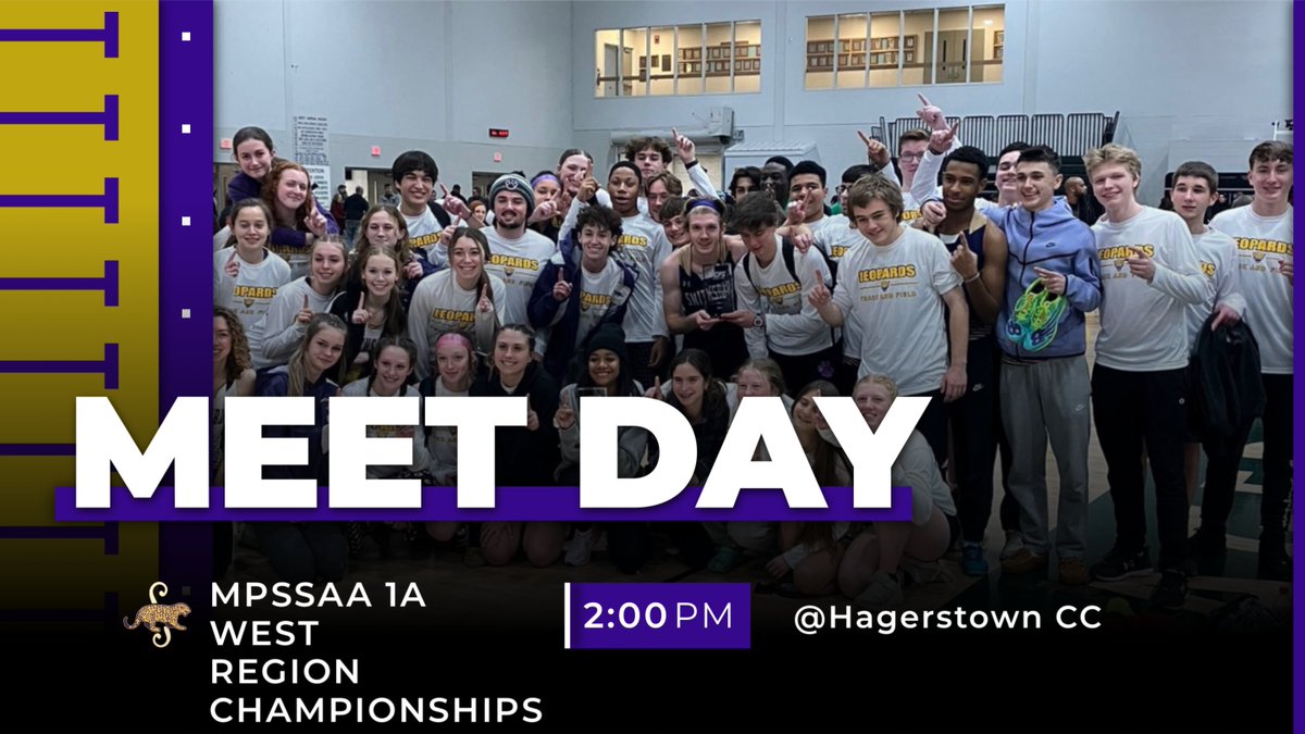burgleopards's tweet photo. Happy Region Championship Morning!

The Leopard Indoor Track teams head to the ARCC to contest the 1A West Region Championships today! #runfast #jumphigh #throwdeep #forthebread https://t.co/SspR0HwxSQ