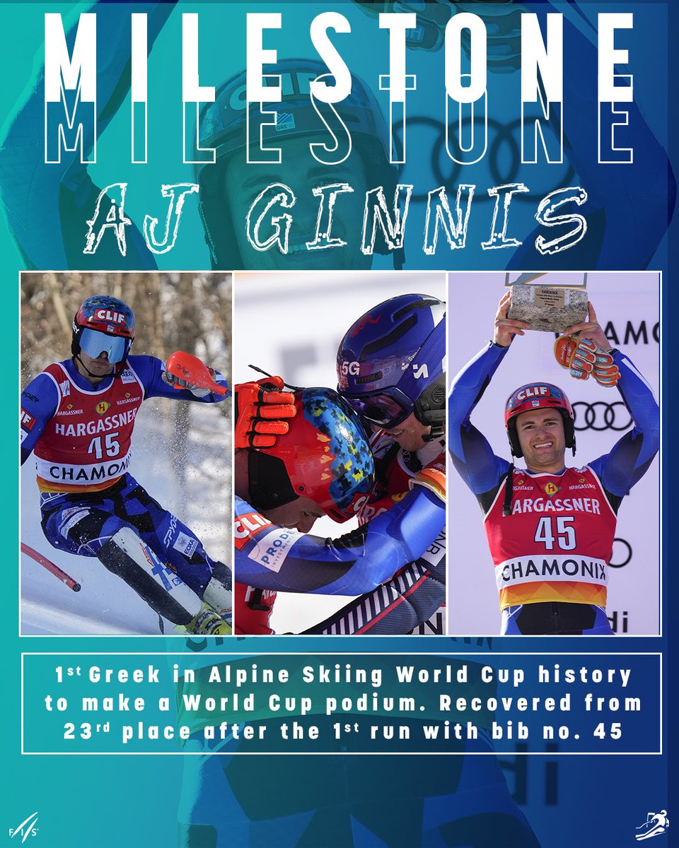 fisalpine's tweet photo. When a dream comes true and you also write your country's history  🇬🇷🤗

Well done Aj Ginnis
#fisalpine https://t.co/K4g0rkHmep