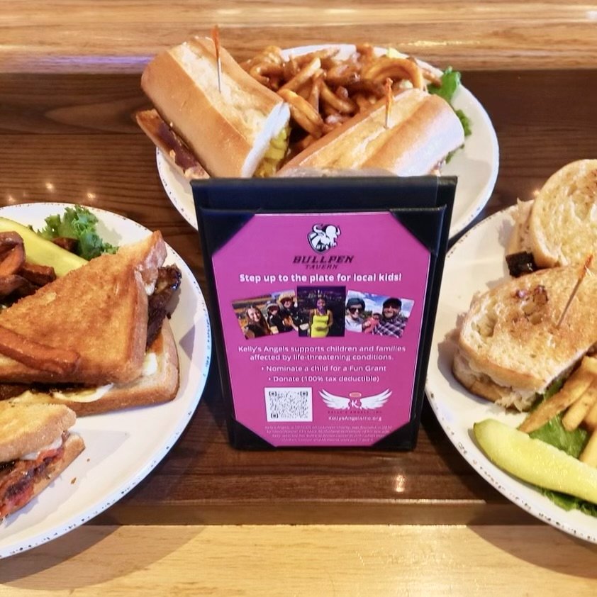 Thanks to the Bullpen Tavern in Glens Falls for helping to spread the word about #KellysAngels.  We appreciate the support!  Know a child in New York's Capital Region who is facing a life-threatening health battle? Nominate them for a Fun Grant. kellysangelsinc.org/donate-ka