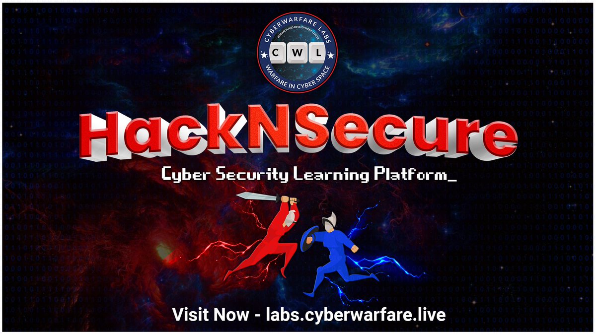 cyberwarfarelab's tweet image. Learn &amp;amp; Boost your Multi-Cloud Red Team Skills at our HacknSecure Platform. ☁⚔

Kick Start your Cyber Security Journey with CyberWarFare Labs today!!!🎯

Platform : labs.cyberwarfare.live
Email : support@cyberwarfare.live

#cyberwarfare #cybersecurity #hacknsecure #blueteam