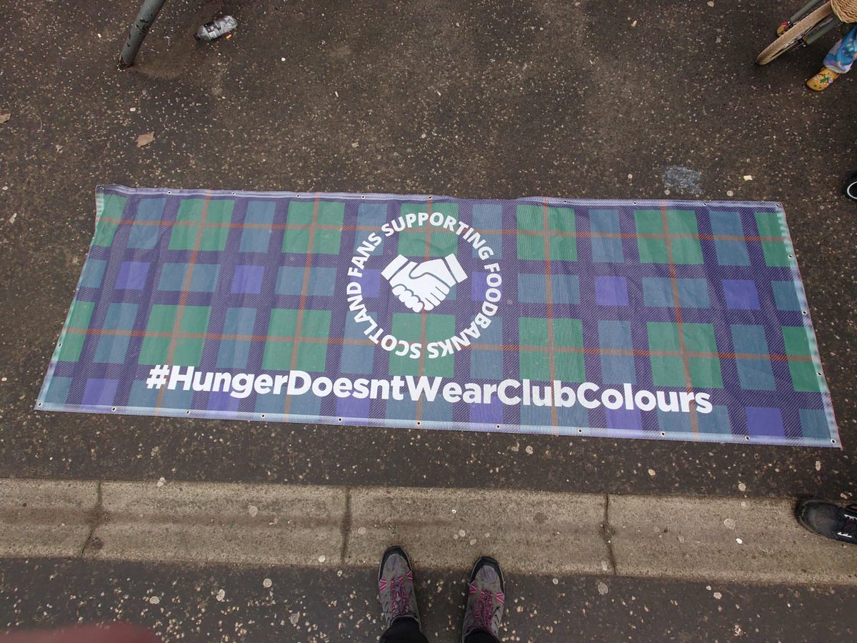 You can find us at Ibrox subway until 2:45PM. #hungerdoesntwearclubcolours