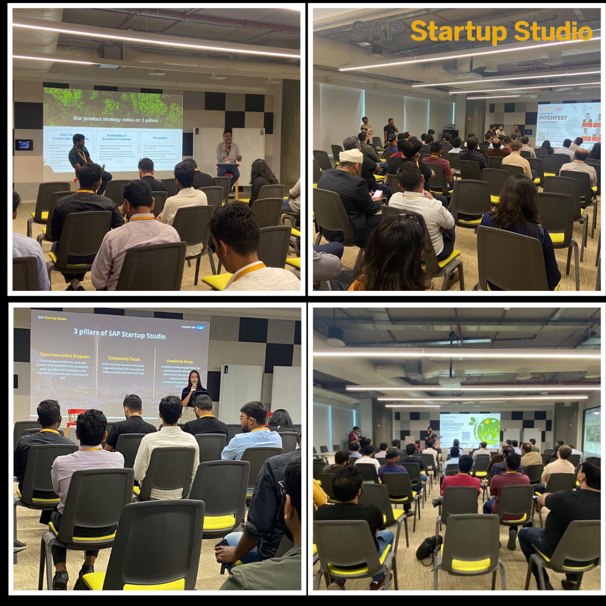 SAP Startup Studio (@sapstartupstudi) on Twitter photo We believe in the power of collaboration. SAP Startup Studio and Headstart Network Foundation hosted this year's first Startup Saturday, on importance of Sustainability in today's business, increased investment on startups focusing on EV, Agritech & Clean tech.
<a href="/saplabsindia/">SAP LABS INDIA</a> We believe in the power of collaboration. SAP Startup Studio and Headstart Network Foundation hosted this year's first Startup Saturday, on importance of Sustainability in today's business, increased investment on startups focusing on EV, Agritech & Clean tech.
<a href="/saplabsindia/">SAP LABS INDIA</a>