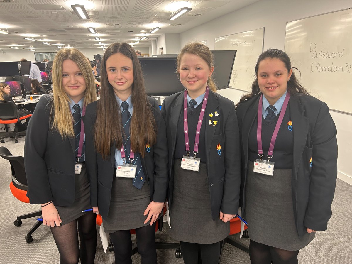 Computing_MCS's tweet image. Our Year 8 girls currently taking part in the #CyberFirst for Girls Welsh Final @cardiffuni  Super proud of their efforts so far. Good luck for the second half @LearnWithMCS