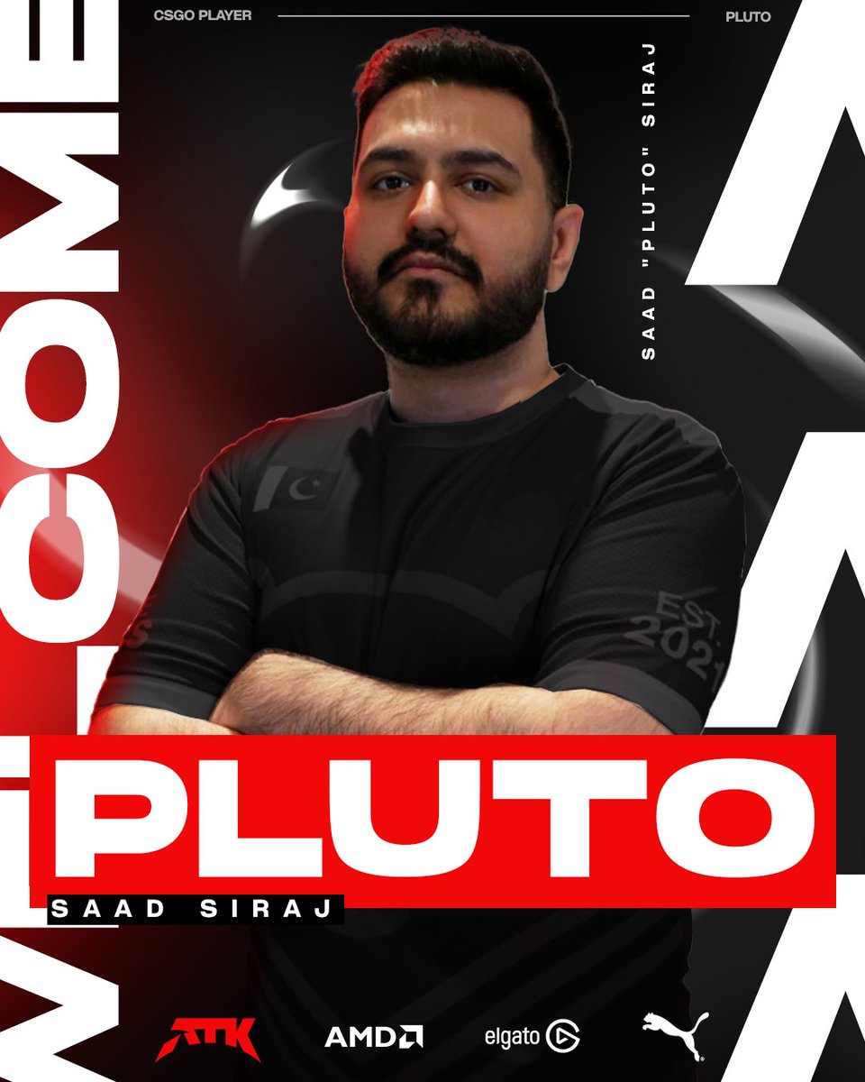 ATKesportsGG's tweet image. Our current CSGO lineup is in need of some firepower and that's where @Plutocsgo comes in! 💪
The Pakistani talent is joining us from Vendetta and is set to make his first appearance for #ATK at none other than @ESLCS Pro League! Welcome to the #ATKFam Pluto!
#PlaySeriously