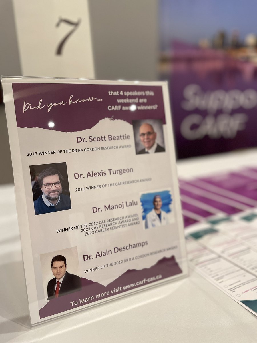 We're thrilled to be here in Ottawa at the annual <a href="/LowUpCdnAnesSym/">LUCAS</a> conference! Come by our booth (#7) and learn about the research grants we fund!