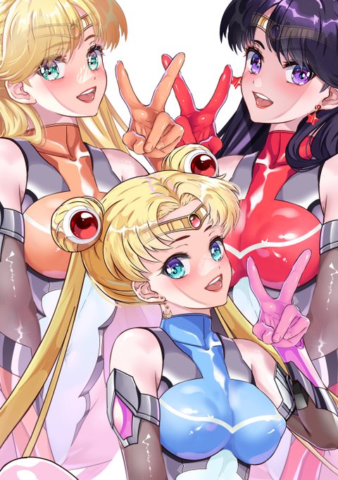 おはようございますワン❤
トリプルピィ～ス❣❣あおぉ～ん❤❤❤
#セーラー対魔忍 
#セーラームーン 
#わんわんスタイル 
(わんわんスタイルCG集めてみましたぁ～っ❤)
(ピクシブにリンク張ってるでプ❤(#^.^#)) 