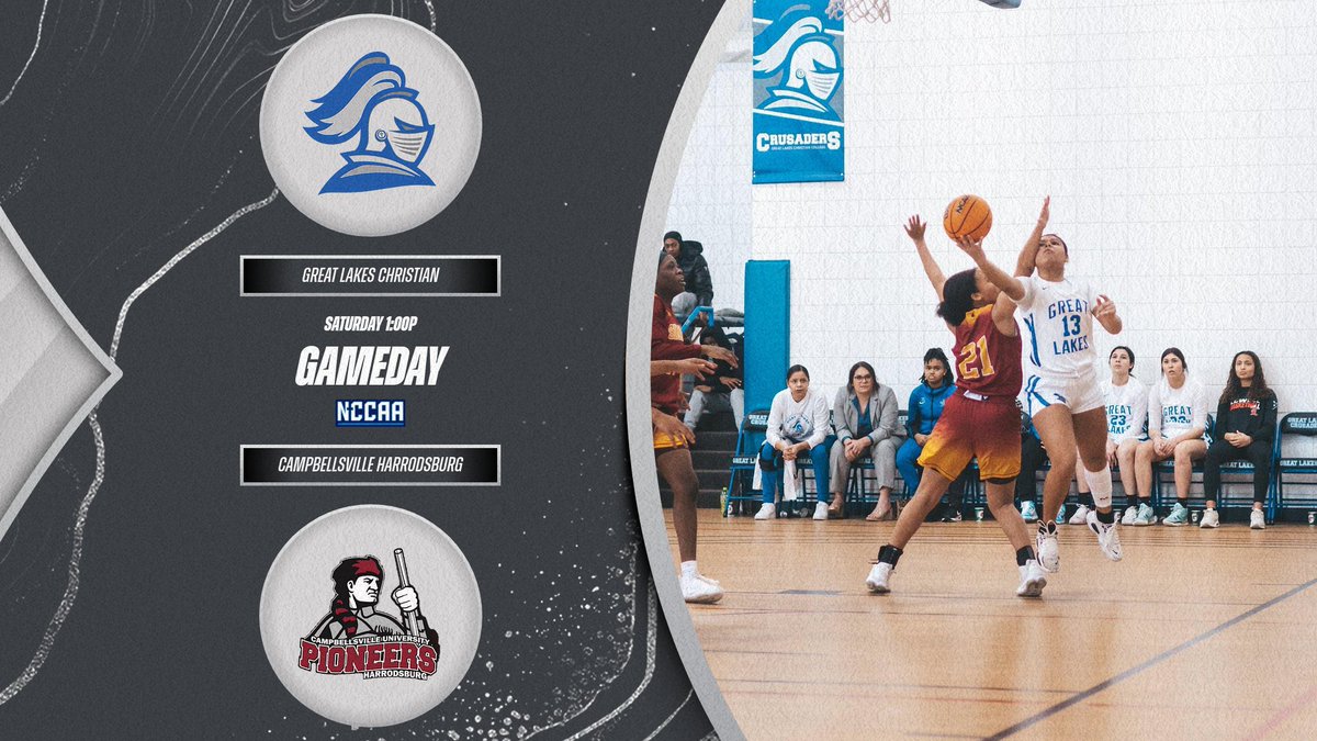 💙 WBB Gameday 💙

🆚 CU Harrodsburg 

⏰ 1:00p

📍 Harrodsburg, KY

🖥️ facebook.com/CUHPioneers?mi…

#CrusaderPurpose
