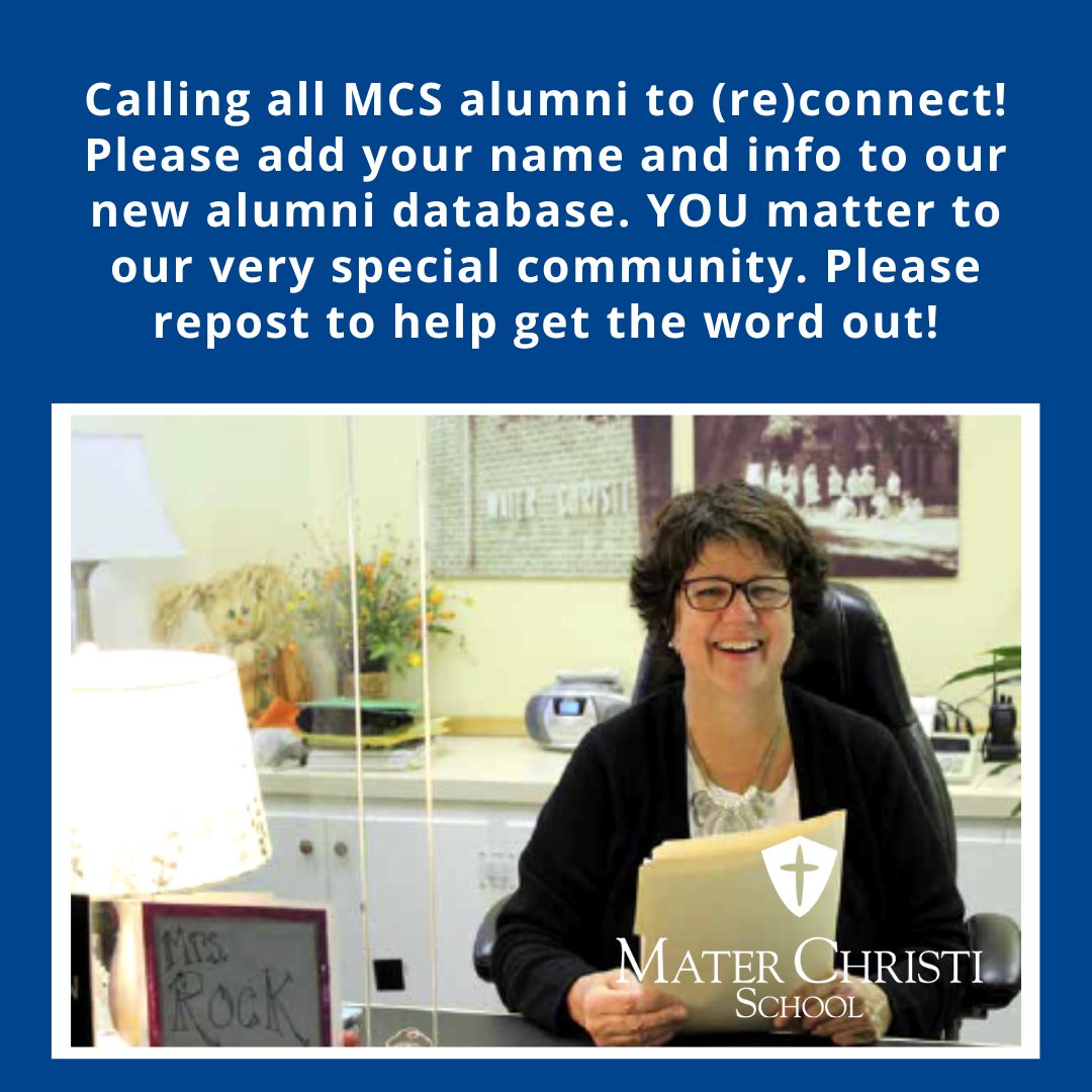 Mater Christi School tweet media