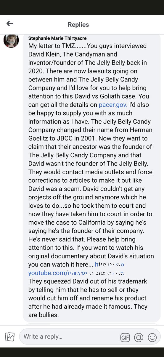 scorptonic's tweet photo. @TMZ - The Jelly Belly founder needs some coverage!! https://t.co/f1tEIPBn1t