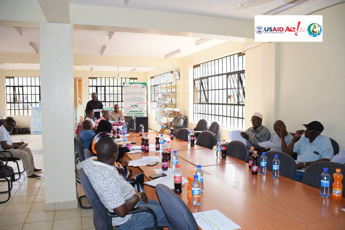 Isiolo_CEED's tweet photo. We convened the Expanded Conflict Management Panel (CMP) session for Isiolo Sub-County that brought together key local stakeholders crucial to peace and conflict prevention, through the support of @USAIDKenya  and @tendasasa https://t.co/Jt99c4W0gX