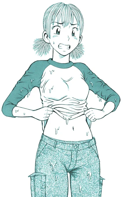 ビショ濡れナッちゃん。 
