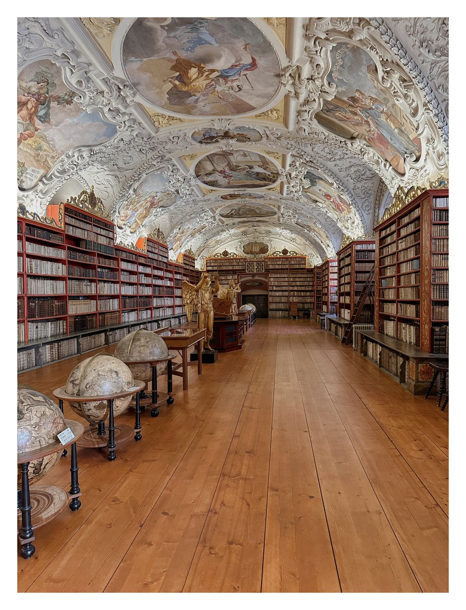 bijan's tweet photo. Strahov Library is so beautiful https://t.co/qzB1inrheT