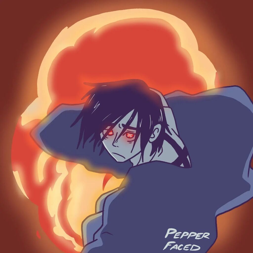 #FantasyFebruary Day 4 - Red (Crimson Moon)

#pepperfaced