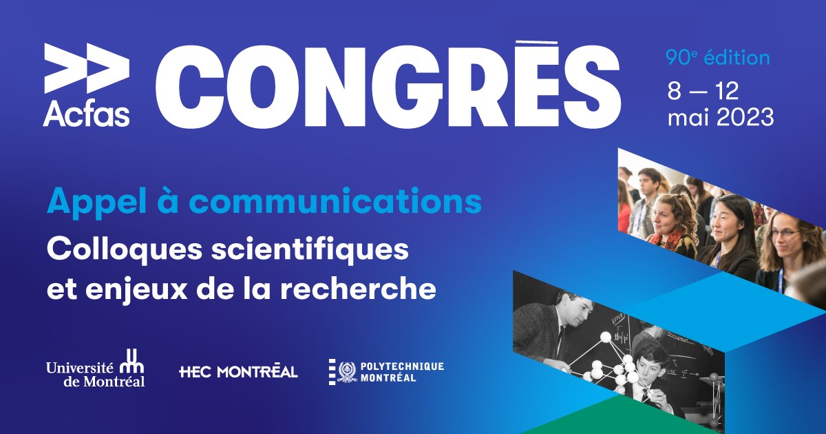 AcfasScHumaines's tweet photo. APPEL À COMM. #Acfasc304
Participez au «Colloque interuniversitaire francophone d’études ludiques» par @LeLudophile, Roxanne Chartrand @Danygbelanger @UMontreal, @SimonDor @LoicMinMurray @UQAT et @GlandeurLessard @Concordia
Date limite : 15 février 2023
👉 https://t.co/yj1CGgwaKZ https://t.co/zyXzVgFldM
