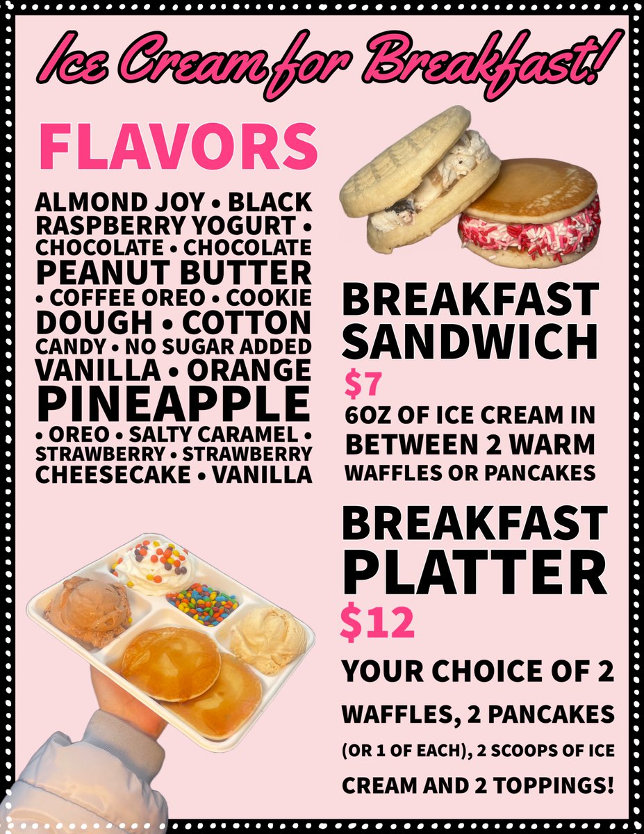 10am until we run out 🥞 Bundle up!🥶