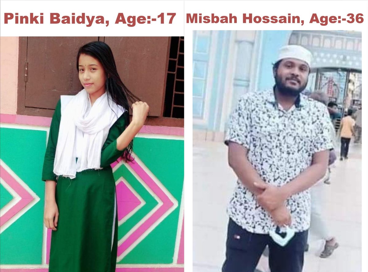 sohamroy444_das's tweet photo. On January 29, Mishbah, an ext®emist Muslim, abducted a 17-year-old Hindu girl named Pinki Baidya with the intention of marrying her & converting her to Islam. She was returning from coaching class. She lives in , in the Uttar Pachaun village, Maulavibazar district, Bangladesh https://t.co/7mRAdWgNP0