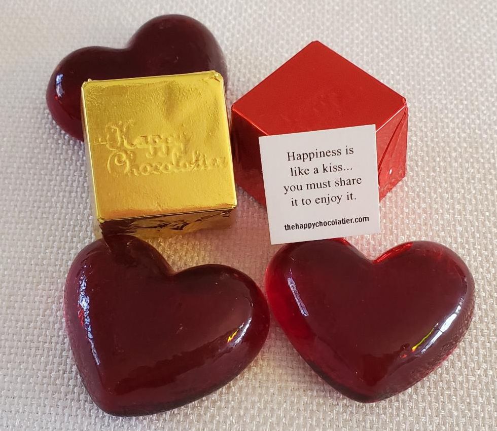 "There is only one happiness in this life, to love and be loved." 
19th-century writer

Who do you love this Valentine's Day? Who makes you happy? Show your love w/a gift from thehappychocolatier.com! #valentinesday #chocolate #love #happiness #spreadchocolatehappiness