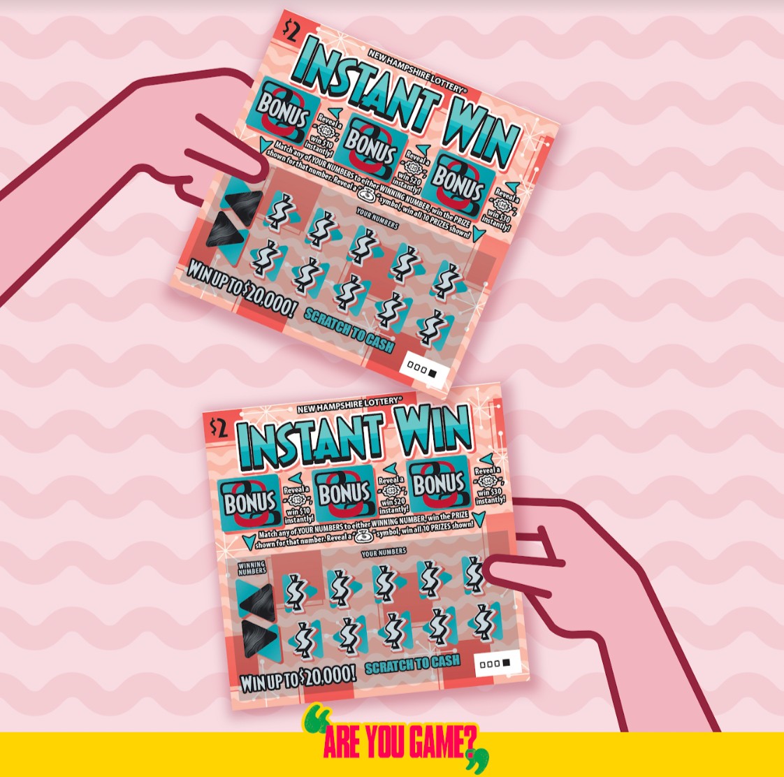 NH Lottery on Twitter "Meet our new scratch ticket, 2 Instant Win! It