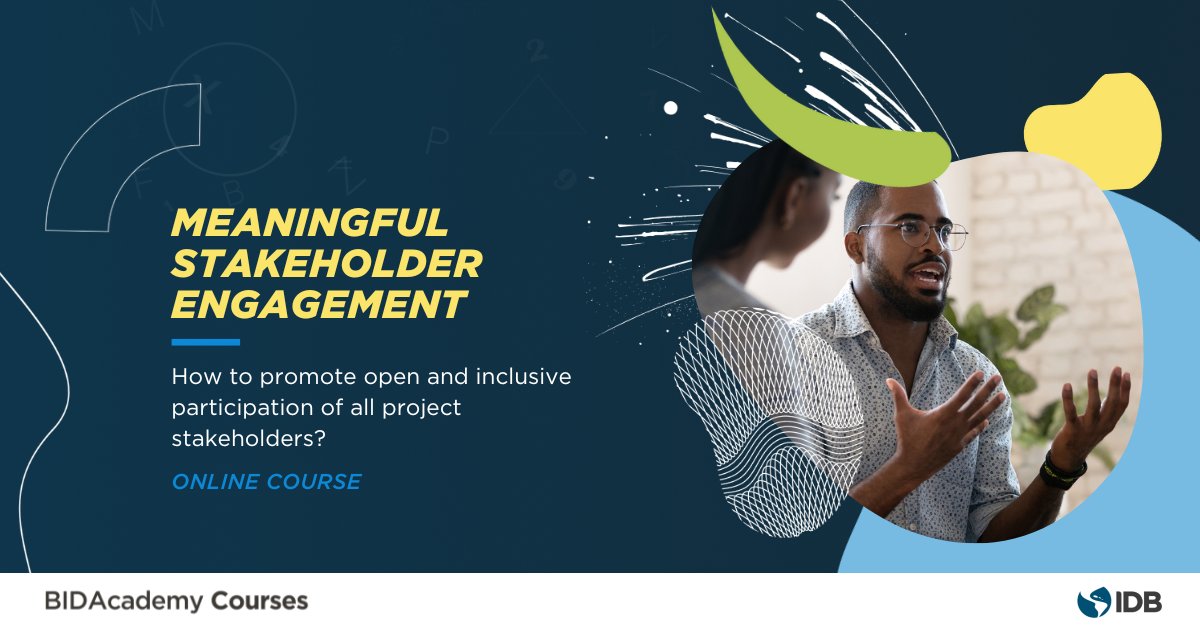 Meaningful stakeholder engagement is essential to design and implement projects...