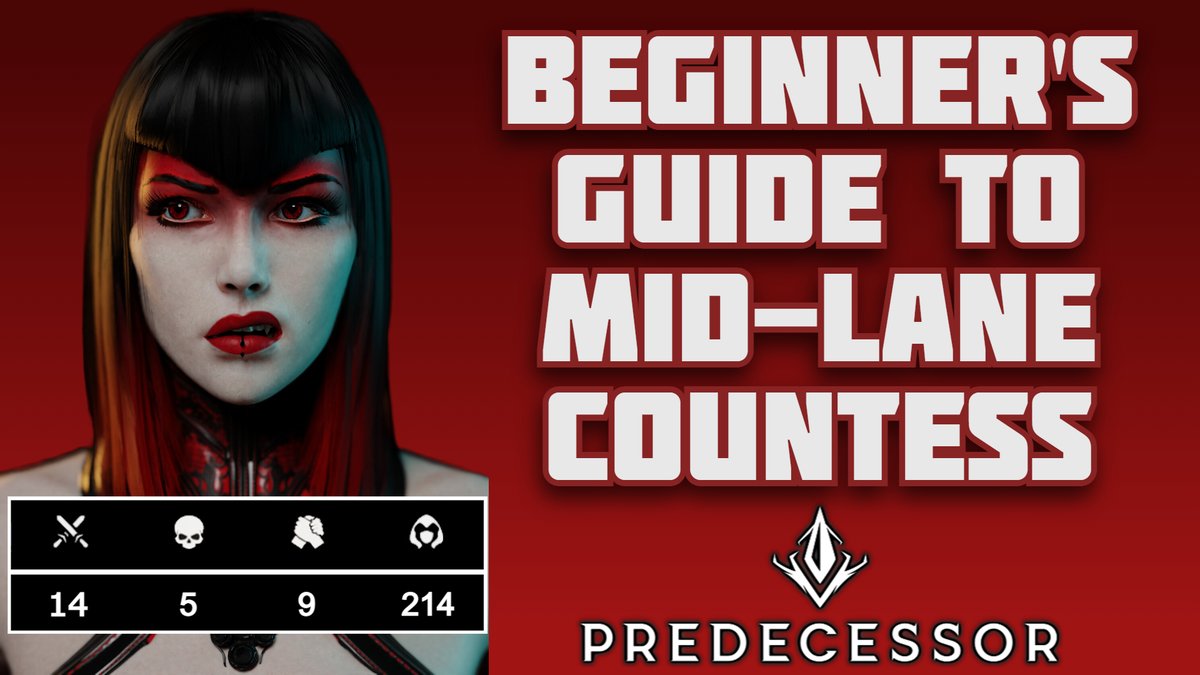 ZenYenBen's tweet photo. (NEW) BEGINNER'S GUIDE TO MID-LANE COUNTESS Full Gameplay (Predecessor: Early Access)

https://t.co/ksB4OhnUhz

#paragon  #overprime  #predecessor  #moba  #zen  #countess  #midlane  #beginners  #guide  #tutorial https://t.co/FX1v8z4Rla