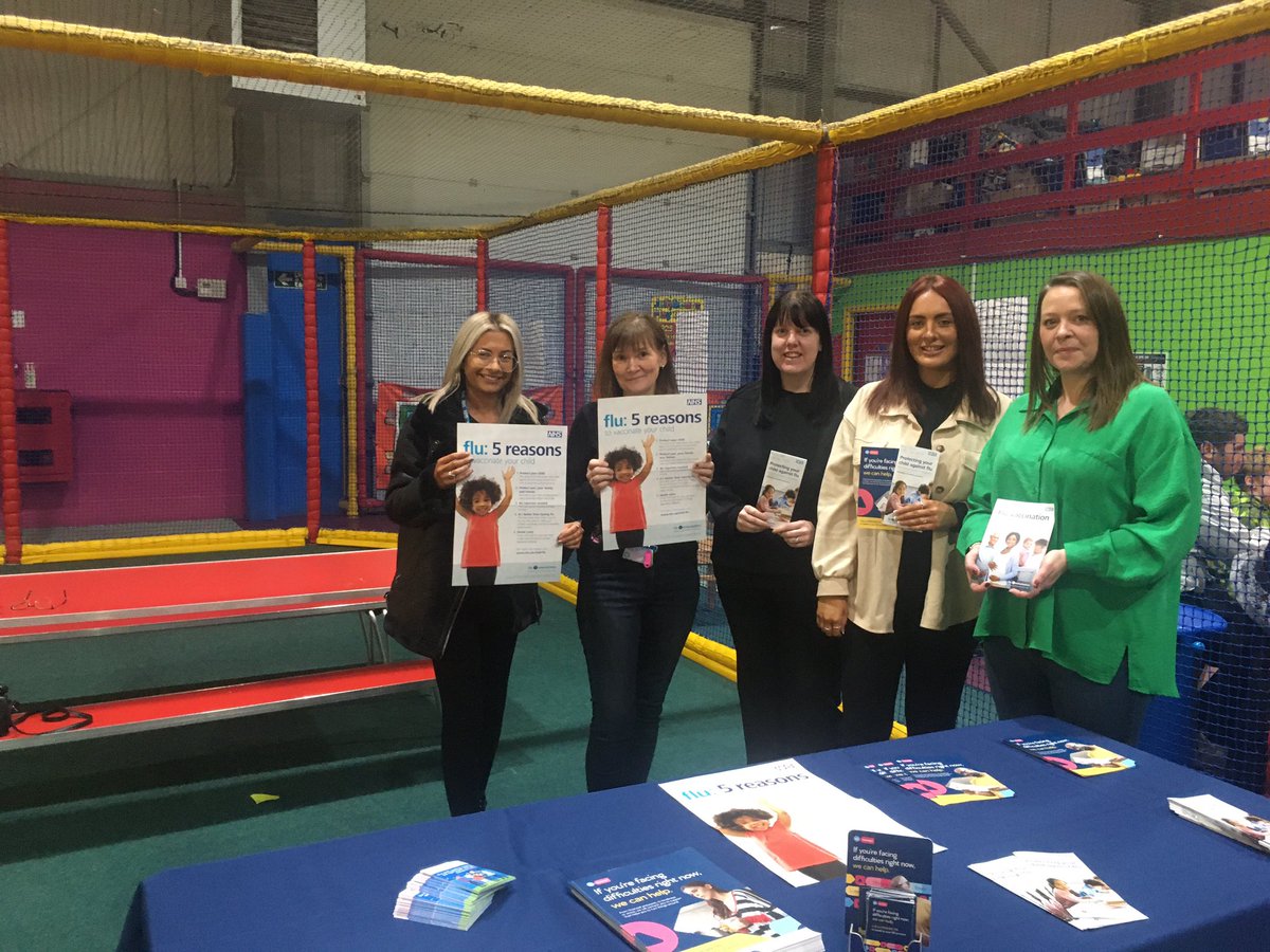 connellmelanie2's tweet photo. Widnes PCN teams at Jellybeans play centre. Health and Wellness pop up event. #primarycare #flucampaign #nhs https://t.co/pbFEHwIWMr