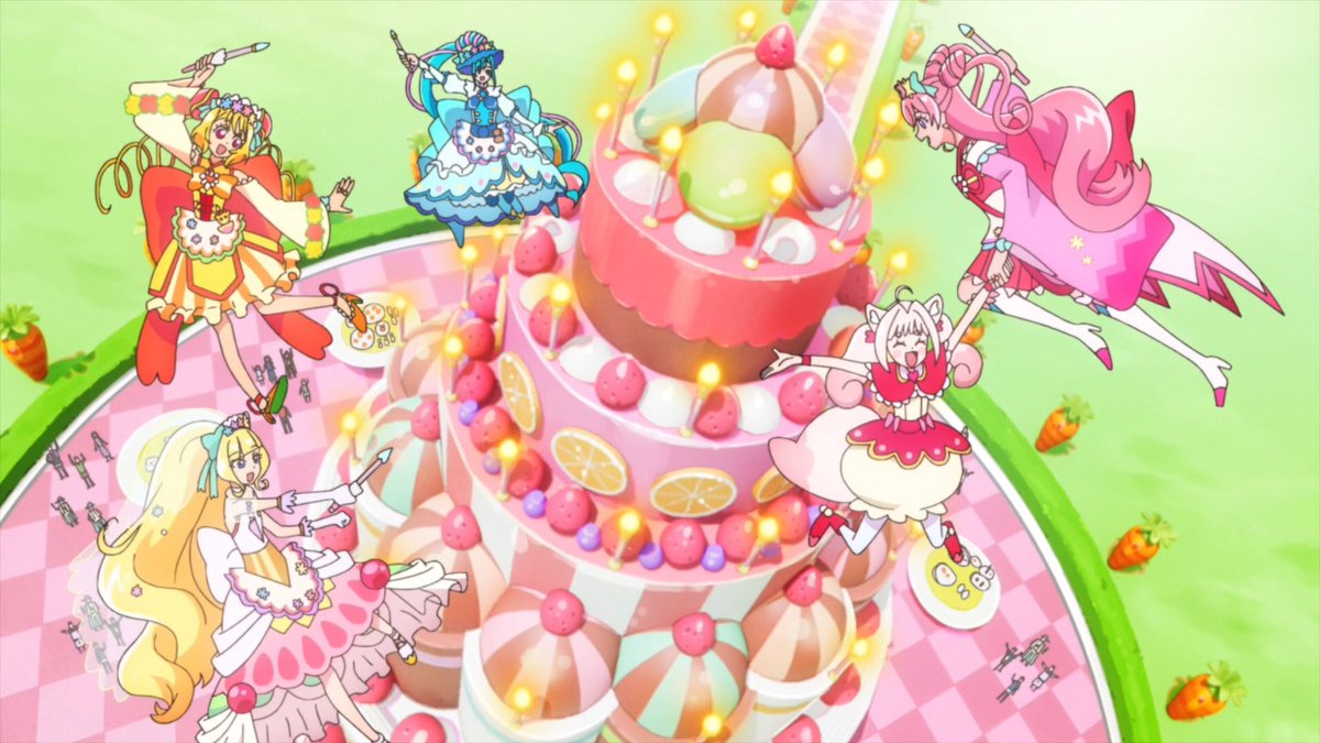 winxclubpretty's tweet photo. Lighting the candles on the giant cake
#Precure #PrettyCure #2022 #Precure2022 #Japan #PrettyCure2022 #DeliciousPartyPrecure #Delicious #DeliciousPartyPrettyCure #DeliciousParty #CurePrecious #CureSpicy #CureYumYum #CureFinale #KasaiAmane #KomeKome #PamPam #MemMem #Recipeppi https://t.co/pru2DfM6D4