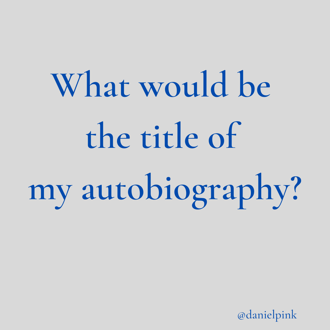 DanielPink's tweet photo. Each day this month I’m posing one question — to ponder yourself, discuss with your team, or answer below.

Today’s question: https://t.co/FTq6z1Flv7