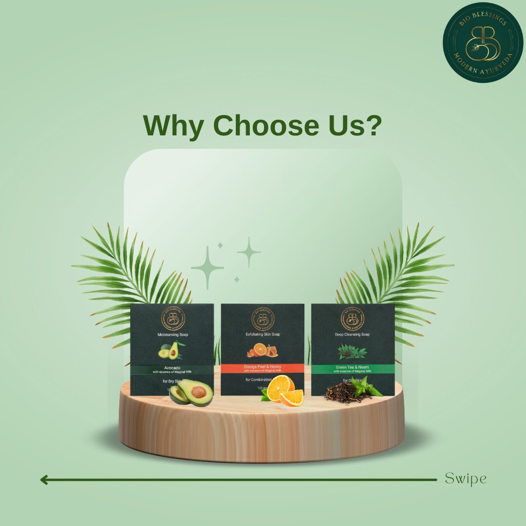 BioBlessings's tweet photo. ‼️Reasons to Choose Bio Blessings Donkey Milk Soaps‼️

#bioblessings #donkeymilksoap #naturalbeauty #naturalskincare #organicskincare #modernayurveda https://t.co/vvEW4YcN1I