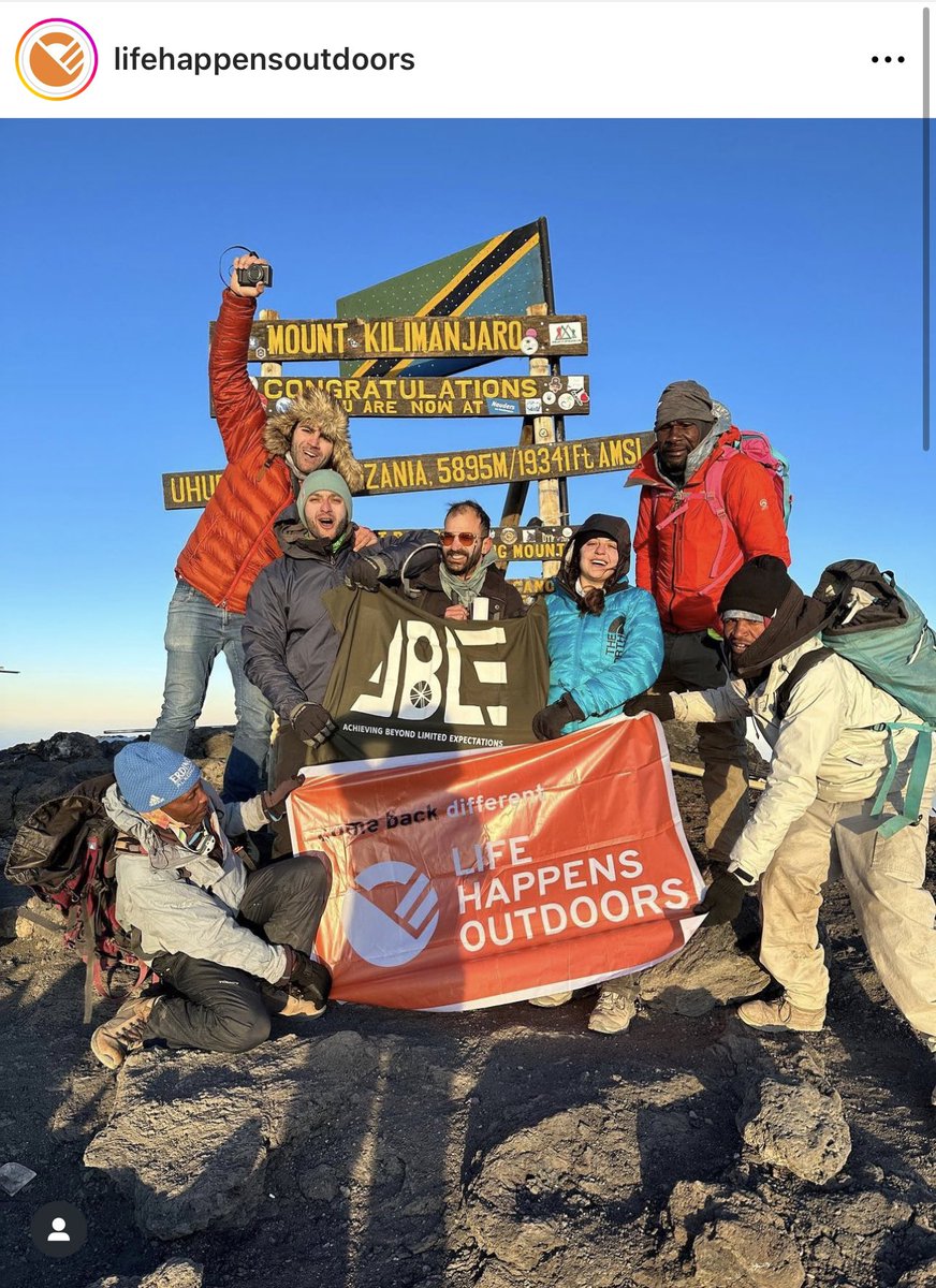 Our proudest moment to date.
Taking Fred Sfeir who has Retinitis Pigmentosa and Raneem Khalaf who has Cerebral Palsy to Kilimanjaro on a journey to the roof of Africa.
They are the definition of courage, bravery and determination! #LifeHappensOutdoors