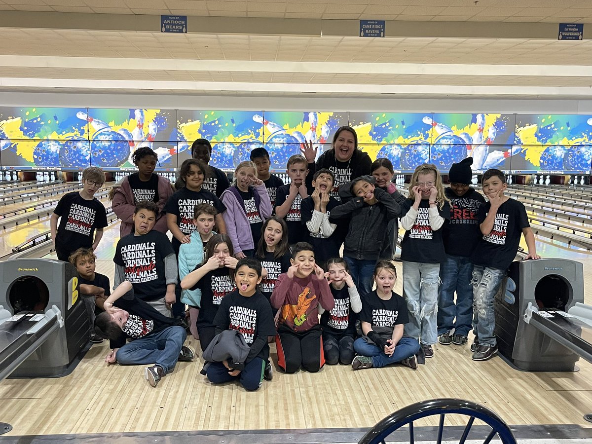 I ❤️ this sweet group of students! It was so fun watching them enjoy our field trip yesterday! 🎳 <a href="/SCECardinals/">SCECardinals</a>