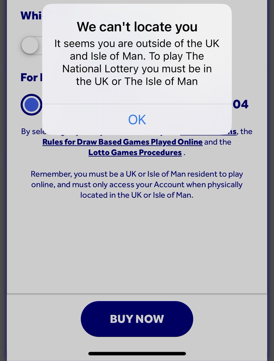 So I’m sat on a plane at <a href="/HelsinkiAirport/">Helsinki Airport</a> and the phone pings telling not to forget to play the lottery. SO I go to the #nationallottery  app to place my bet. This is what you get 🤦🏻‍♂️🤦🏻‍♂️ you know it’s me as you emailed me so why does it matter where in the world I am 🤷🏻‍♂️🤷🏻‍♂️🤦🏻‍♂️🤦🏻‍♂️🤦🏻‍♂️
