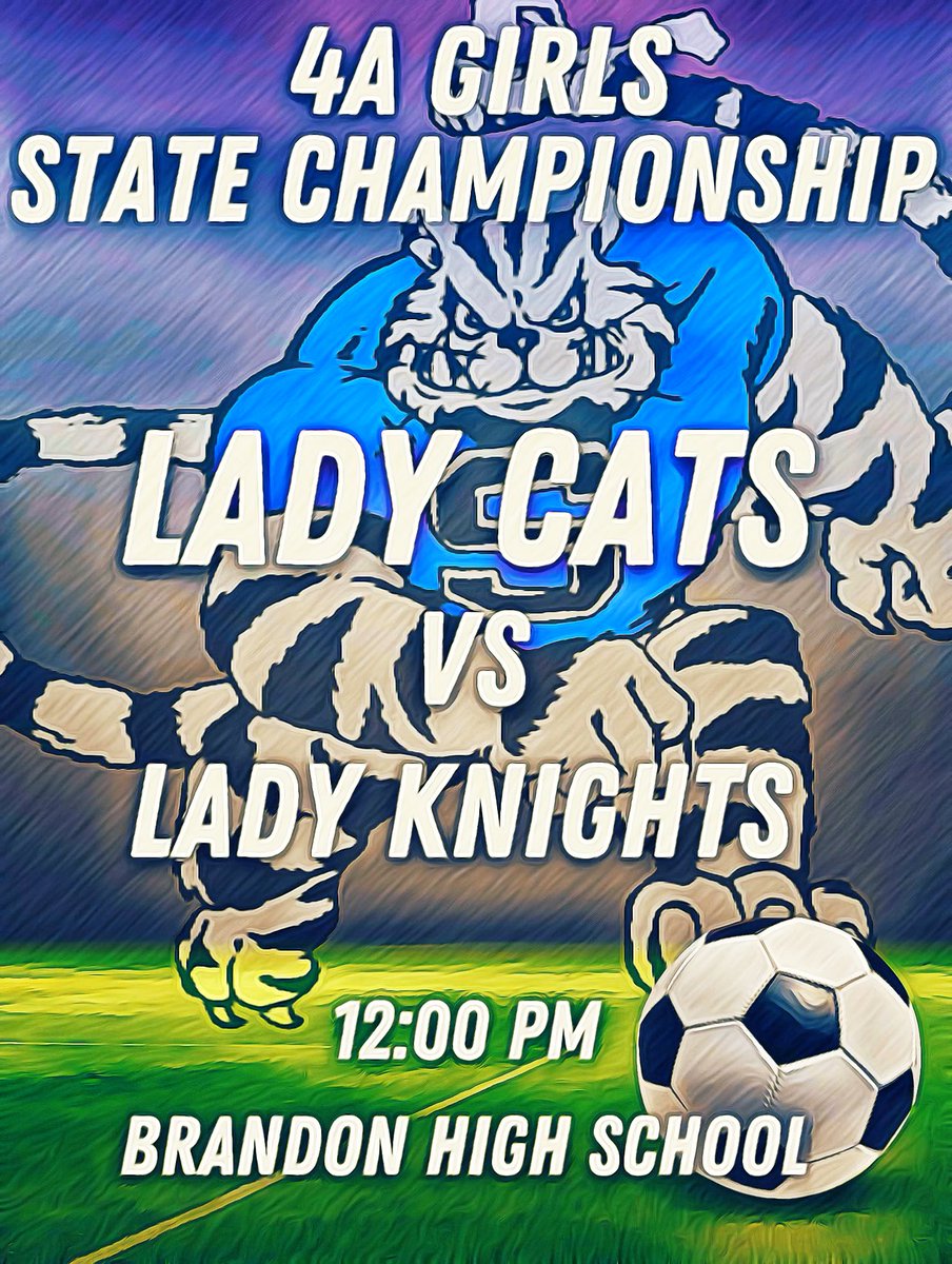 StoneSports_T4L's tweet photo. GAME DAY!!!!

Let’s Go Back To Back Lady Cats!

Tomcat Nation, Y’all know the way. Same place and time as last year. Wear Blue. See y’all in Brandon. 

#T4L https://t.co/lwCyu5ZVxC
