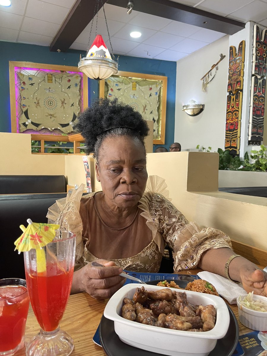 Iyenyorochi_'s tweet photo. I took my baby out on a lunch date today. 

For 25 years, she sold food in Ikeja under bridge and Agege to give my siblings and I the life we have now.

Nothing I do for her right now will ever be enough. 

Happy birthday to my best friend and the love of my entire life. https://t.co/y62BGd1kzl