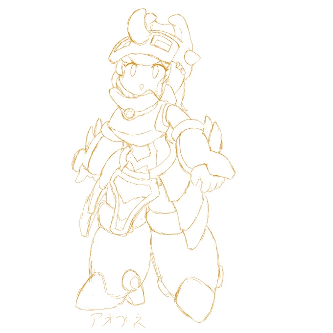 メンちゃんの新しいキャラシ描いてる 