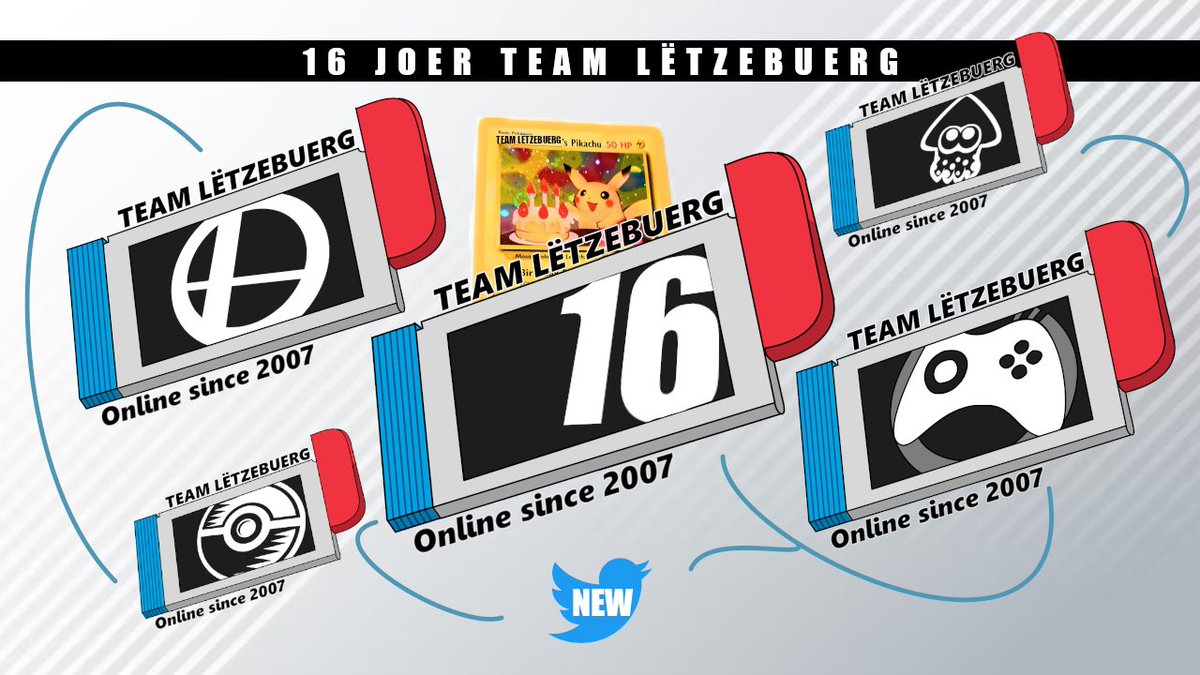 tl_teamlxb2007's tweet image. Elo hunn mir, Team Lëtzebuerg elo och mol endlech de Wee op Twitter fonnt, an daat fir eise 16. Geburtsdaag! Fir dat ze feiere kennt muer och schon eng kleng Iwwerraschung vun eiser Seit. Bleift drun! x)