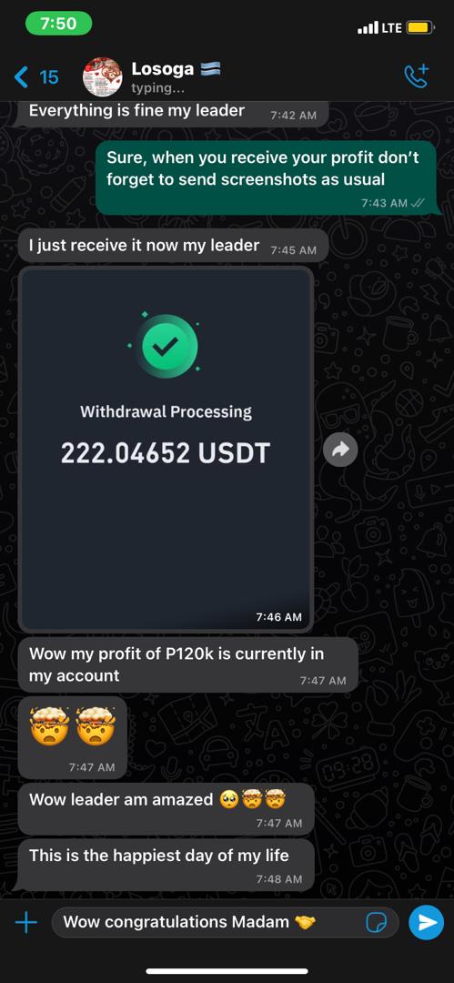 SimmonsStella2's tweet photo. Another withdrawal completed, one of the most profitable platform you can invest in, if you need any assistance on how to start send me a DM or drop your WhatsApp number https://t.co/DC6gbAI0O1
