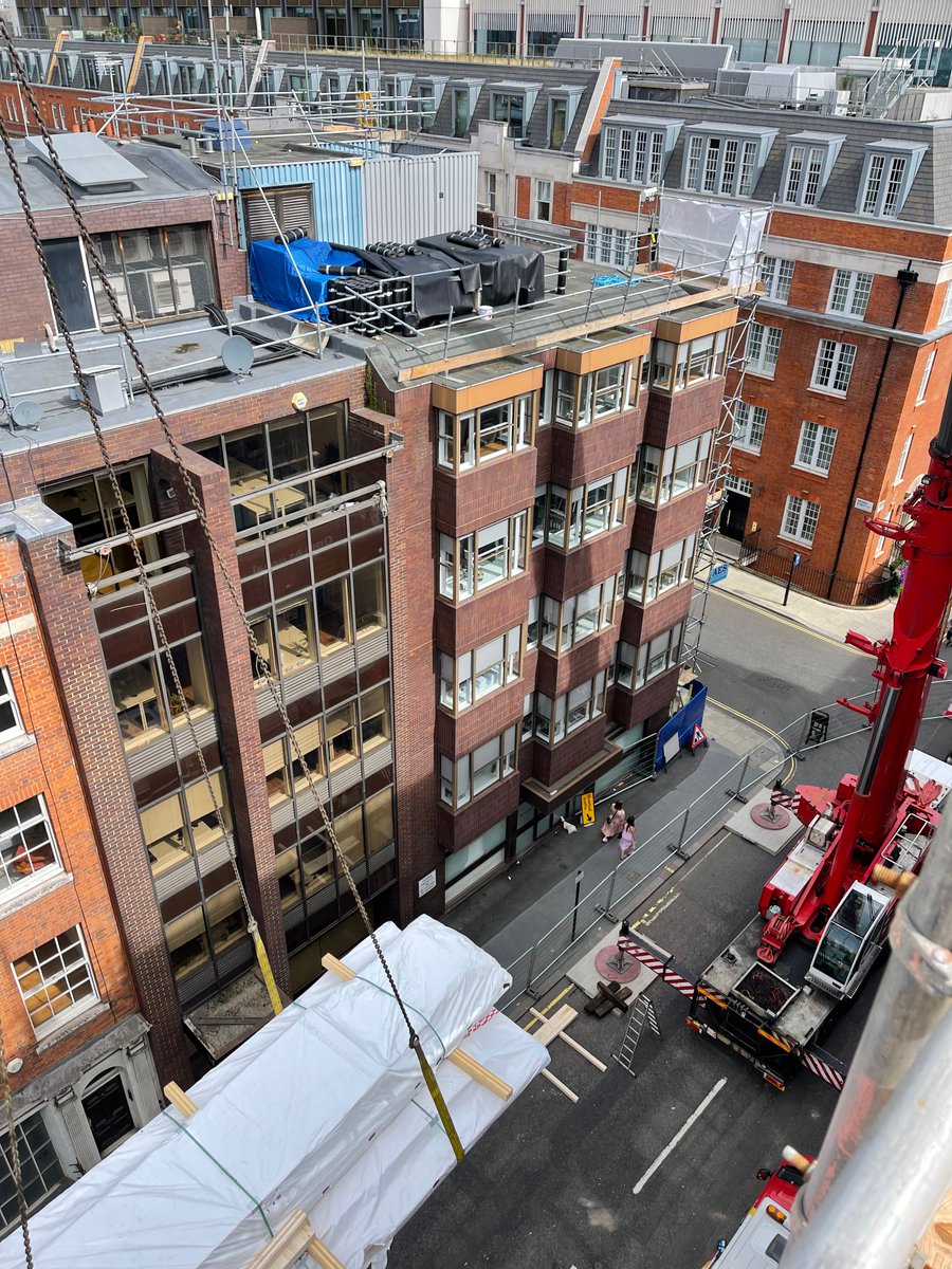 <a href="/GframeStructure/">G-frame Structures Ltd</a> has designed, supplied + installed several residential + commercial CLT vertical extensions. Mass timber's accuracy, speed + ease of construction results in efficient installation of the superstructure + help overcome the constrained nature of  rooftop sites.