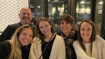 HCEngstrom's tweet photo. The Kerrville ISD team ran into an old friend (Justin Boyd from Cambium) while at TASA Midwinter. It was a cold night in Austin but the ice storm gave us a chance to slow down and reconnect! https://t.co/7lTTHy2Wps