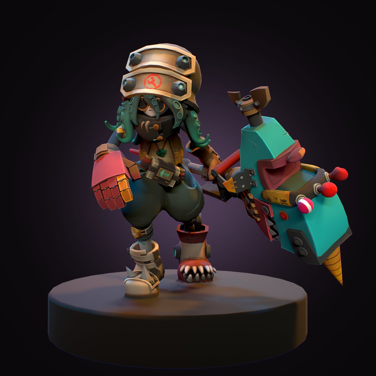 Wasteland, Water Spirit via @artstationhq artstation.com/artwork/KON5KB