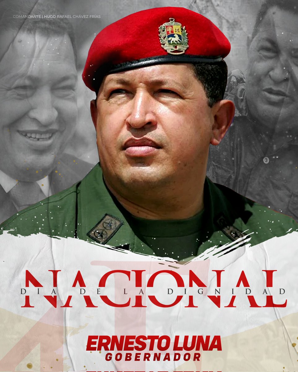 ErnestoLunaPsuv's tweet photo. Un "por ahora" que se materializó en un "para siempre" en el alma de quienes sentimos la patria hasta en la vísceras, como diría Augusto Mijares.

Este 4 de febrero, Día de la Dignidad Nacional, fue una gesta histórica que abrió paso a la Revolución Bolivariana. https://t.co/rJffl5zIiZ