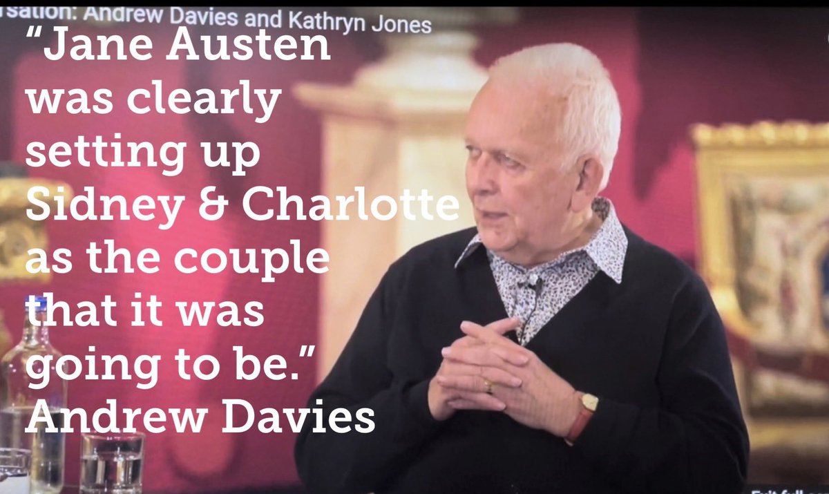 Janemf70austen1's tweet photo. Wonderful reminder of this fantastic interview back in 2019
I remember the buzz on FB about it!
Andrew Davies knew it had to be #SidlotteForever
And when it comes to #JaneAusten
He should know ❤️❤️
https://t.co/HbS4dBdP6c
That’s the #OnlyEnding that does #OurJane Justice https://t.co/56z0ALjmLL