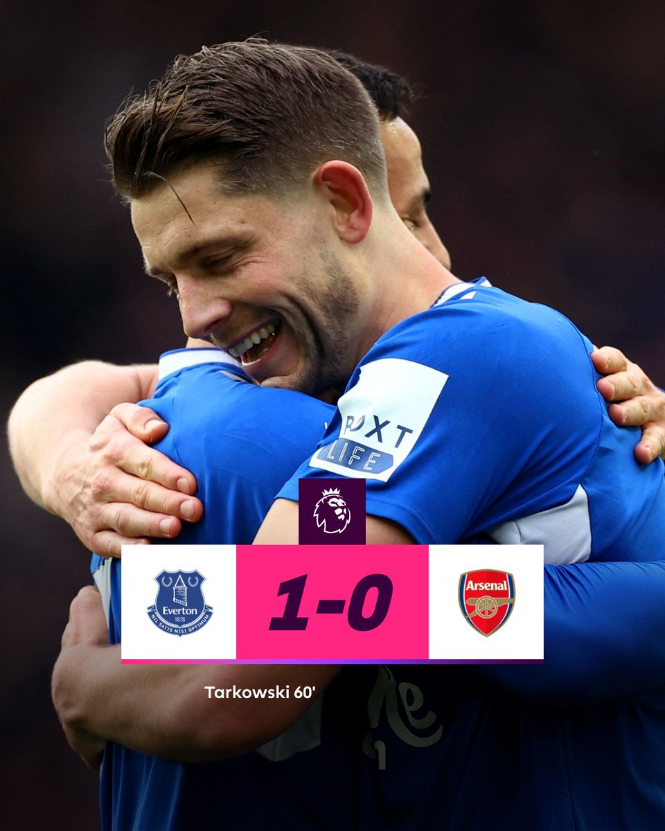 Everton climb out of the bottom three with victory over the league leaders 👏

#EVEARS